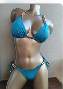 NC-0116 / Bikini azul petróleo