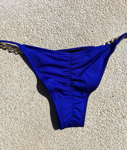 NC-0140 / Blue bikini with golden chains