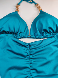 NC-0116 / Petrol blue bikini